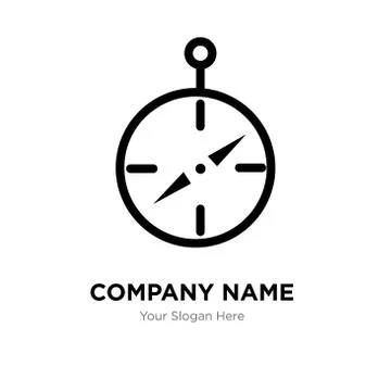 Compass company logo design template, Business corporate vector icon Stock Illustration
