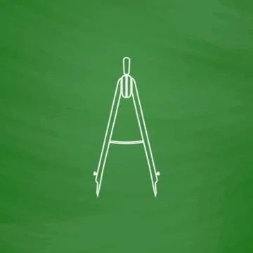 Compass computer symbol Stock Illustration