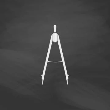 Compass computer symbol Stock Illustration