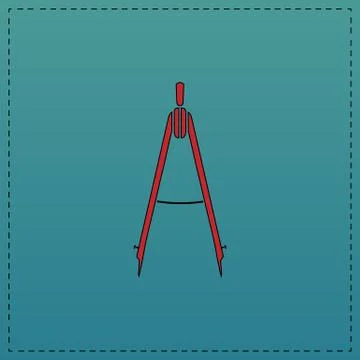 Compass computer symbol Stock Illustration