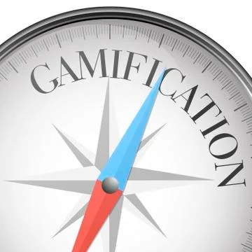 Compass concept Gamification Stock Illustration