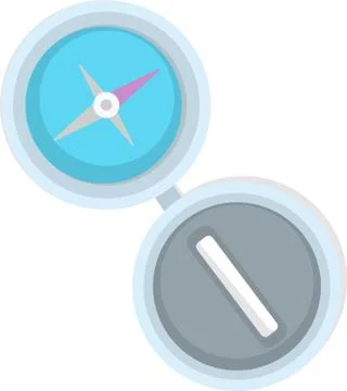 Compass design vector graphic icon Stock Illustration