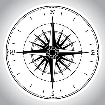Compass device design. eps 10 vector illustration Stock Illustration