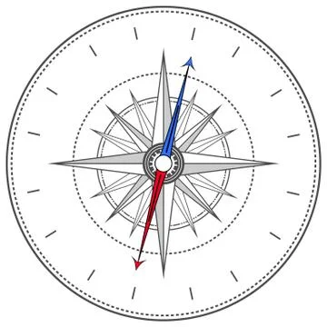 Compass device design. eps 10 vector illustration Stock Illustration