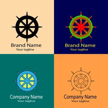 Compass of Discovery, Navigator's Emblem, Pathfinder Icon aesthetic logo. Stock Illustration