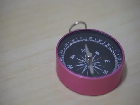 Compass display close up Stock Footage 77423884