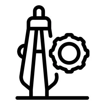 Compass drawing circle representing engineering and precision Stock Illustration