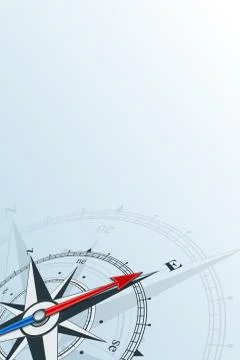 Compass east background vector illustration Stock Illustration
