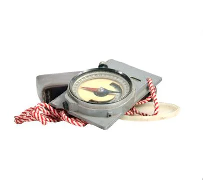 Compass with eklimetra Stock Photos