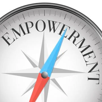 Compass empowerment Stock-Illustration