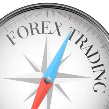 Compass Forex Trading Stock-Illustration