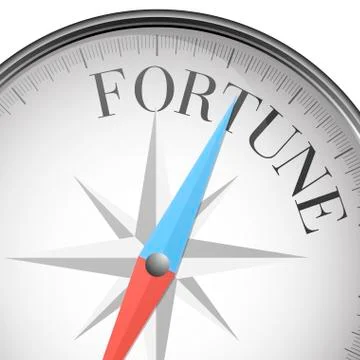 Compass fortune Stock Illustration