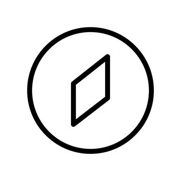 Compass icon Design Nice to See 库存插图