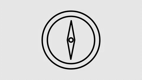 Compass icon. Stock Footage 169762512