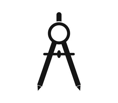 Compass icon illustrated in vector on white background compass icon illust... Stock Photos