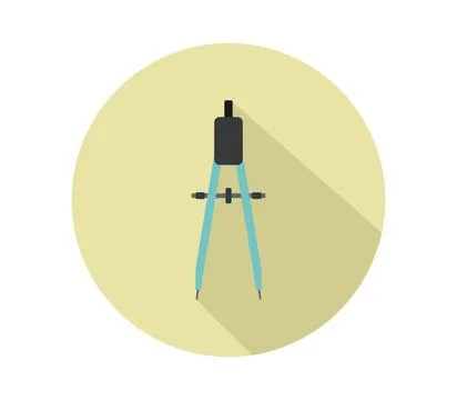 Compass icon illustrated in vector on white background compass icon illust... Stock Photos