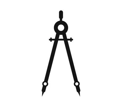 Compass icon illustrated in vector on white background compass icon illust... Stock Photos