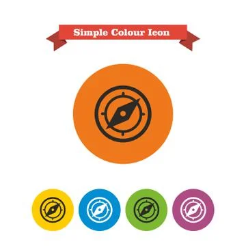 Compass icon Stock Illustration