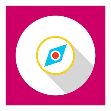Compass icon Stock Illustration