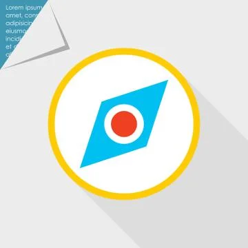 Compass icon Stock Illustration