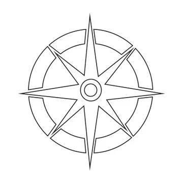 Compass icon Stock Illustration