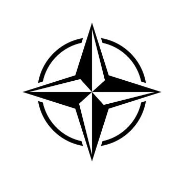 Compass icon. Stock Illustration