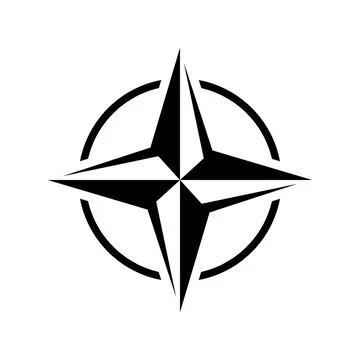 Compass icon. Stock Illustration