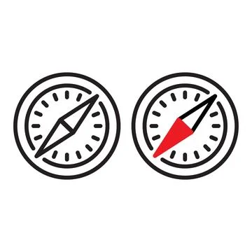 Compass icon Stock Illustration