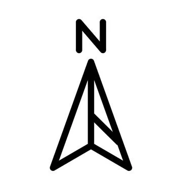 Compass icon Illustrazione stock