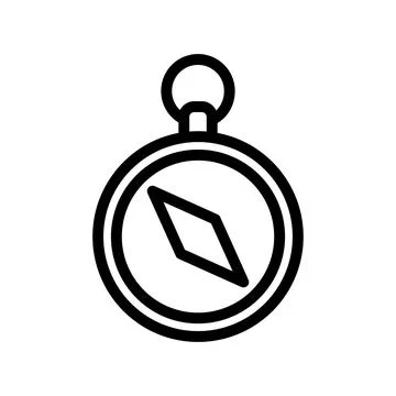 Compass icon Illustrazione stock