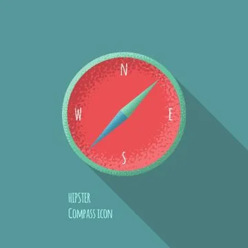 Compass Icon - Infographic and Webdesign Element Stock Illustration