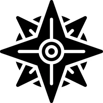 Compass icon, location map and navigation vector 스톡 일러스트