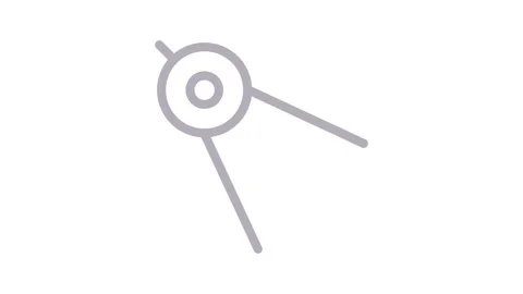 Compass icon set against a solid background. Stock Footage 334918582