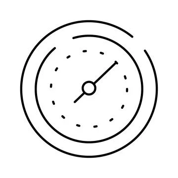 Compass icon showing navigation and direction indicator Stockillustratie