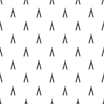 Compass icon, simple style. Stock Illustration