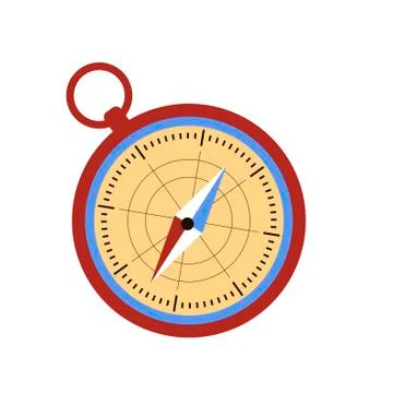 Compass icon in trendy flat style. Vector illustration. EPS 10. Stock Illustration