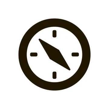 Compass icon in trendy flat style isolated. EPS 10. イラスト素材