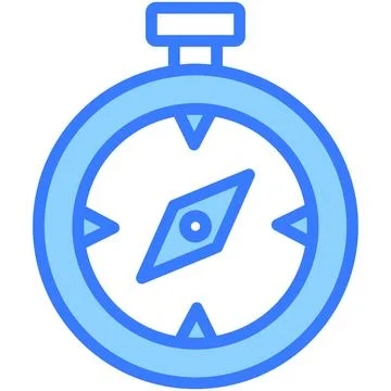 Compass Icon. User interface Vector Illustration, As a Simple Vector Sign a.. Illustrazione stock