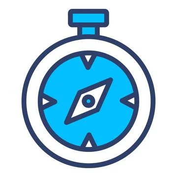 Compass Icon. User interface Vector Illustration, As a Simple Vector Sign a.. Stock Illustration