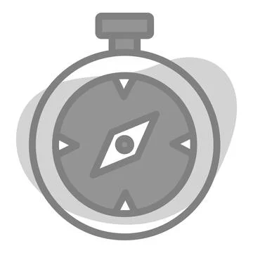 Compass Icon. User interface Vector Illustration, As a Simple Vector Sign a.. Illustrazione stock