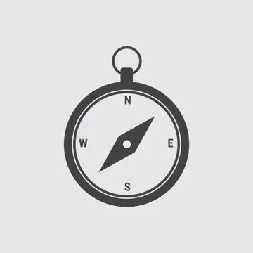 Compass icon, Vector Compass icon eps10. Stock Illustration