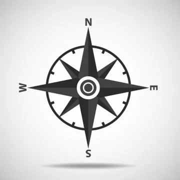 Compass Icon Vector Stock Illustration