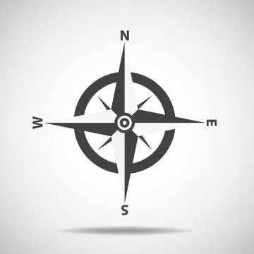 Compass Icon Vector Stock Illustration