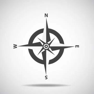 Compass Icon Vector Stock Illustration