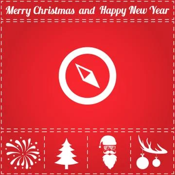 Compass Icon Vector Stock Illustration