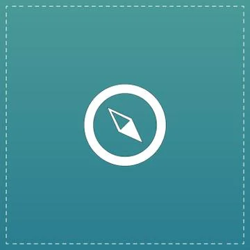 Compass icon. Vector illustration. Stock Illustration