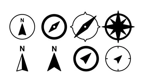 Compass icon vector. navigation icon 스톡 일러스트