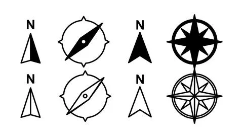 Compass icon vector. navigation icon 스톡 일러스트