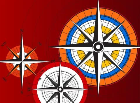 Compass Icons Stock Illustration