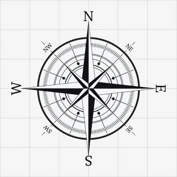 Compass illustration EPS Vector Free Stock Illustration